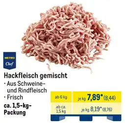 METRO METRO Chef Hackfleisch gemischt Angebot
