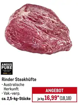 METRO ANGUS PURE Rinder Steakhüfte Angebot