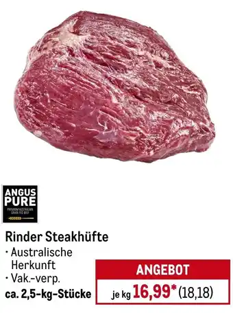 METRO ANGUS PURE Rinder Steakhüfte Angebot