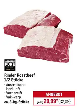METRO ANGUS PURE Rinder Roastbeef 1/2 Stücke Angebot