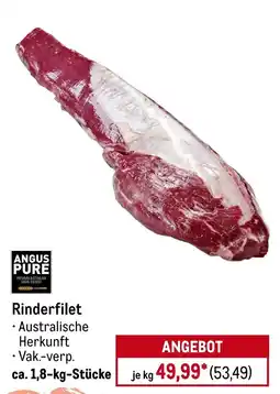 METRO ANGUS PURE Rinderfilet Angebot