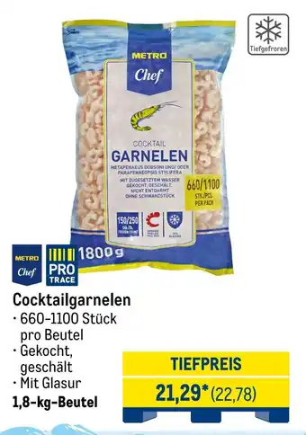 METRO METRO Chef Cocktailgarnelen Angebot