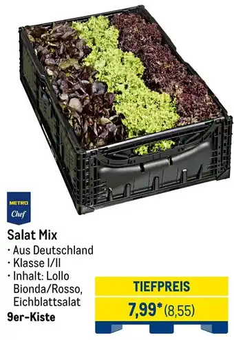 METRO METRO Chef Salat Mix 9er-Kiste Angebot