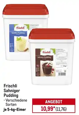 METRO Frischli Sahniger Pudding Angebot