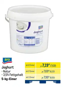 METRO aro Joghurt Angebot