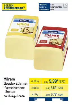 METRO Milram Gouda/Edamer Angebot