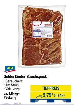 METRO aro Gelderländer Bauchspeck Angebot