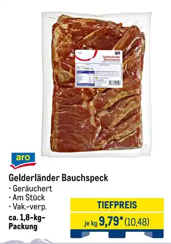 METRO aro Gelderländer Bauchspeck Angebot