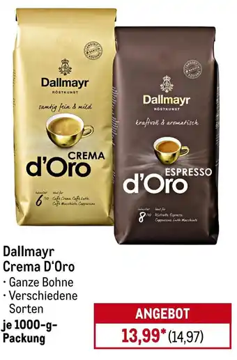 METRO Dallmayr Crema D'Oro Angebot