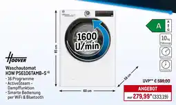 METRO HOOVER Waschautomat H3W PS6106TAMB-S Angebot