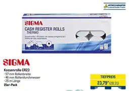 METRO SIGMA Kassenrolle CR23 15er-Pack Angebot