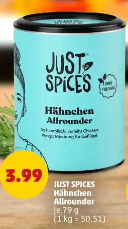 PENNY JUST SPICES Hähnchen Allrounder Angebot