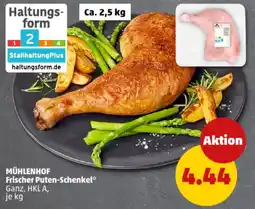 PENNY MÜHLENHOF Frischer Puten-Schenkel Angebot