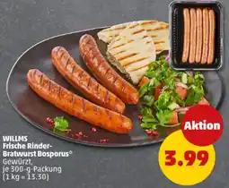 PENNY WILLMS Frische Rinder- Bratwurst Bosporus Angebot