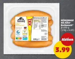 PENNY MÜHLENHOF XXL Käse- Bockwurst Angebot