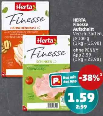 PENNY HERTA Finesse Aufschnitt Angebot