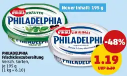 PENNY PHILADELPHIA Frischkäsezubereitung Angebot