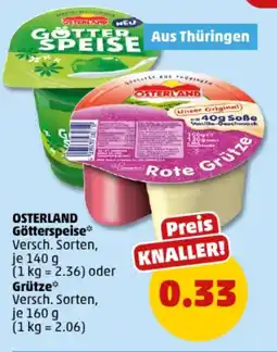 PENNY OSTERLAND Götterspeise oder Grütze Angebot