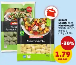 PENNY BÜRGER Gnocchi oder Mini-Gnocchi Angebot