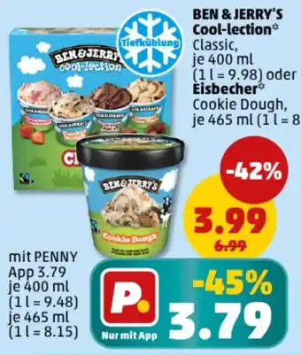 PENNY BEN & JERRY'S Cool-lection oder Eisbecher Angebot