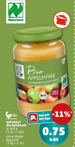 PENNY Bio NATURGUT Bio Apfelmark Angebot