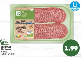 PENNY Bio NATURGUT Bio Salami Angebot