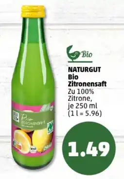 PENNY NATURGUT Bio Zitronensaft Angebot