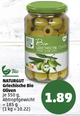 PENNY NATURGUT Griechische Bio Oliven Angebot