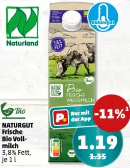 PENNY NATURGUT Frische Bio Voll- milch Angebot