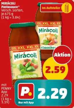PENNY MIRÁCOLI Pastasauce Angebot