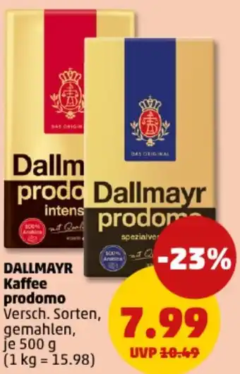 PENNY DALLMAYR Kaffee prodomo Angebot