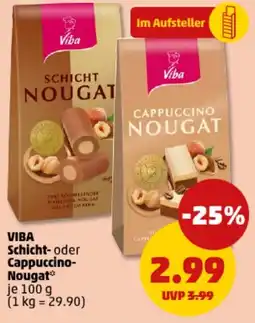 PENNY VIBA Schicht- oder Cappuccino- Nougat Angebot