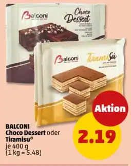 PENNY BALCONI Choco Dessert oder Tiramisu Angebot