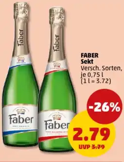 PENNY FABER Sekt Angebot
