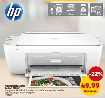 PENNY hp Multifunktionsgerät Deskjet 2810e Angebot