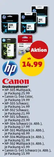 PENNY hp Canon Druckerpatronen Angebot