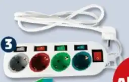 PENNY Steckdosenleiste Bunte 4-fach-Leiste Angebot