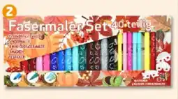 PENNY 40-teiliges Fasermaler-Set Angebot