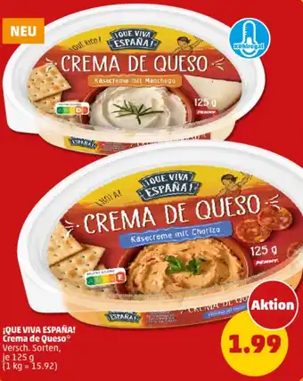 PENNY ¡QUE VIVA ESPAÑA! Crema de Queso Angebot