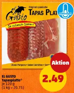 PENNY EL GUSTO Tapasplatte Angebot