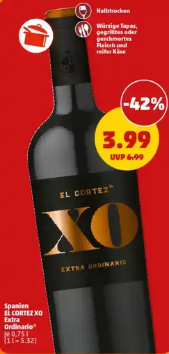 PENNY Spanien EL CORTEZ XO Extra Ordinario Angebot