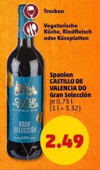 PENNY Spanien CASTILLO DE VALENCIA DO Gran Selección Angebot