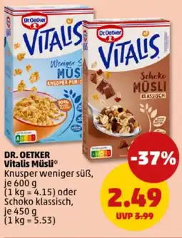 PENNY DR. OETKER Vitalis Müsli Angebot