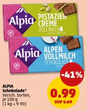 PENNY ALPIA Schokolade Angebot