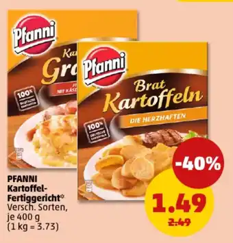 PENNY PFANNI Kartoffel- Fertiggericht Angebot