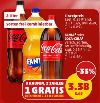 PENNY FANTA oder COCA-COLA Angebot