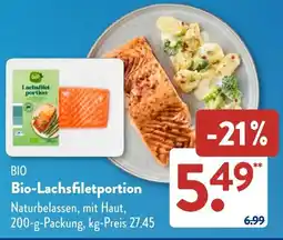Aldi Süd BIO Bio-Lachsfiletportion Angebot