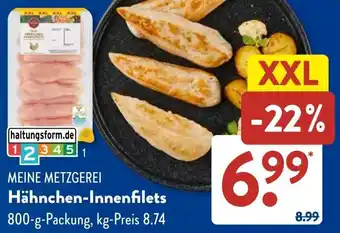 Aldi Süd MEINE METZGEREI Hähnchen-Innenfilets Angebot