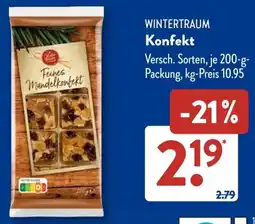 Aldi Süd WINTERTRAUM Konfekt Angebot