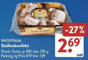 Aldi Süd WINTERTRAUM Stollenkonfekt Angebot